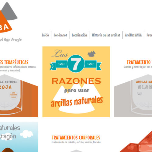 Arcillas Naturales Diseño web