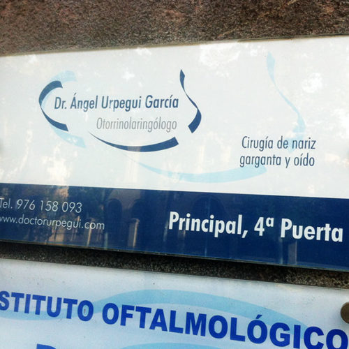 Placa Otorrinolaringólogo