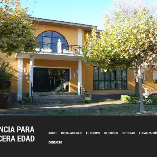 Residencia Las Adelfas Diseño web