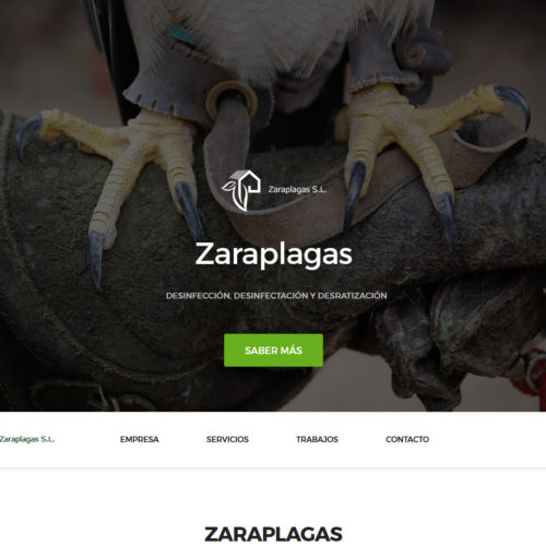 Zaraplagas Diseño web